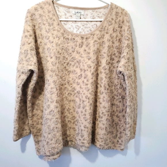 Lolita Sweaters - Lolita Animal Print top size L